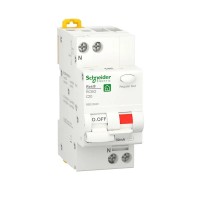 Дифференциальный автомат Schneider Electric Resi9 6kA 1P+N 20A C 30mA тип АC (R9D25620)