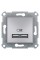 Розетка USB Schneider Electric Asfora 5В 2.1А Алюминий (EPH2700261)