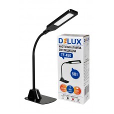 Настольная лампа Delux TF-450 5 Вт LED Черная (90008941)