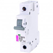 Автоматичний вимикач ETI ETIMAT 6 1p 63А тип B 6кА (2111522)