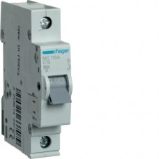 Автоматичний вимикач Hager 1p 13А тип C 6кА (MC113A)