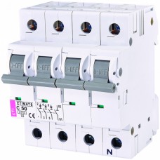 Автоматичний вимикач ETI ETIMAT 6 3p+N 50А тип C 6кА (2146521)