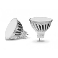 Точечная светодиодная лампа EUROLAMP Chrome MR16 6.5W GU5.3 4000K (LED-SMD-6,5534)