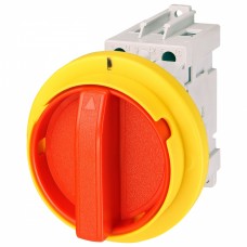 Вимикач навантаження аварійний для монтажу на дверцята шкафа ETI LAS 40 D Y-R (жовто-червоне руків'я) (4661208)