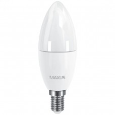 Светодиодная лампа MAXUS C37 6W яркий свет 4100K 220V E14 (1-LED-534)