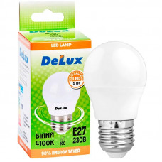 Світлодіодна лампа DELUX BL50P 5 Вт 4100K 220В E27 (90012457)