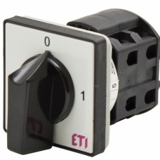 Перемикач для вимірювання фазного току (сіро-чорний) (Підключення через трансформатор току) ETI CS 16 98 U (4773095)