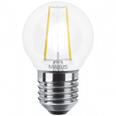 Світлодіодна лампа MAXUS філамент G45 4W яскраве світло 4100K E27 (1-LED-546)