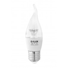 Світлодіодна лампа DELUX BL37B 6 Вт tail 4000K 220В E27 crystal (90011804)