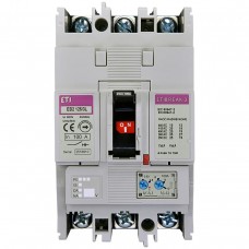 Промышленный автоматический выключатель ETI ETIBREAK EB2 125/3L 3p 100A 16кА (4671025)
