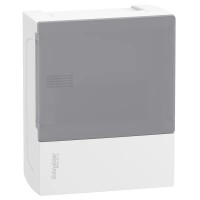 Щит распределительный навесной Schneider Electric Mini Pragma на 6 модулей Дымчатая дверь (MIP12106T)