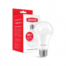 Світлодіодна лампа MAXUS A60 10W 4100 К 220V E27 (1-LED-776)
