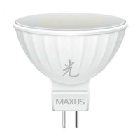 Світлодіодна лампа MAXUS SAKURA MR16 5W яскраве світло 4100K 220V GU5.3 AP (1-LED-400-01)