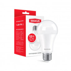 Світлодіодна лампа MAXUS A60 12W 4100 К 220V E27 (1-LED-778)