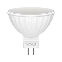 Світлодіодна лампа MAXUS MR16 3W тепле світло 3000K 220V GU5.3 GL (1-LED-143-01)