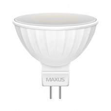 Світлодіодна лампа MAXUS MR16 3W тепле світло 3000K 220V GU5.3 GL (1-LED-143-01)