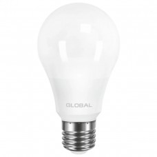 Світлодіодна лампа GLOBAL A60 8W тепле світло 3000К 220V E27 AL (1-GBL-161)