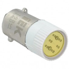 Лампа сигнальна змінна IEK жовта матриця 12В AC/DC (BMS10-012-K05)
