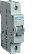 Автоматичний вимикач Hager 1p 6А тип B 6кА (MB106A)