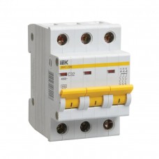 Автоматичний вимикач IEK ВА47-29М 3p 6А тип C 4,5кА (MVA21-3-006-C)
