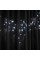 Гирлянда уличная STARLIGHT бахрома 75LED белая 2х0.7м IP44 черный провод (57269)