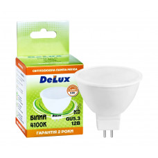Світлодіодна лампа DELUX JCDR 5W (410lm) 4100К 12V GU5.3 (90008350)
